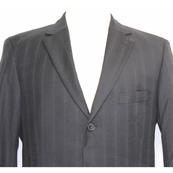 Hugo Boss Rossellini Cinemau 3 Button Superfine 120 Wool Jacket Size 42 Long - Picture 2 of 11